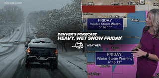 Colorado snow forecast: Up to 10 more inches possible in Denver starting Friday