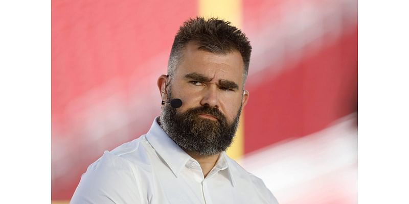 Jason Kelce slams fan’s phone on ground after hearing homophobic slur about Travis Kelce dating Taylor Swift