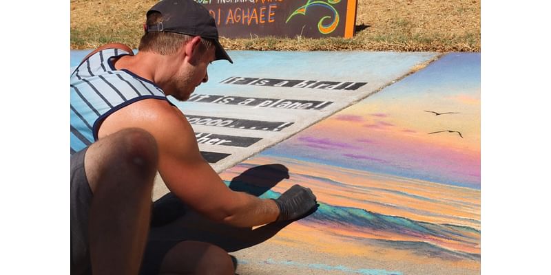 Luna Park Chalk Festival offers barrage of colors and creations