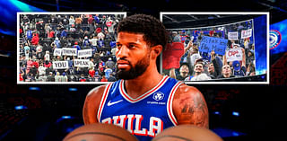 76ers' Paul George reacts to boos in return to face Clippers