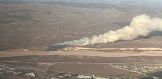 Cal Fire battles 90-acre vegetation fire in Santa Maria Riverbed