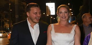 Princess Theodora of Greece and husband-to-be perform traditional Greek dance for royal guests at glitzy pre-wedding dinner