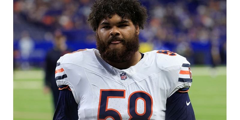 Chicago Bears will be without 2 key pieces of their offensive line Sunday