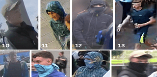 Police reissue pictures in appeal to trace 17 men after disorder in Sunderland