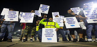 Port of Houston dockworkers begin strike over wages and automation – Houston Public Media