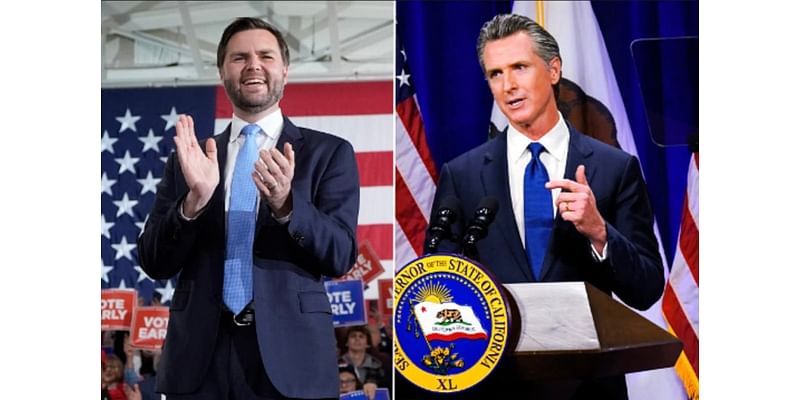 Oddsmakers call JD Vance and Gavin Newsom the 2028 frontrunners - but Aaron Rodgers and The Rock make the list