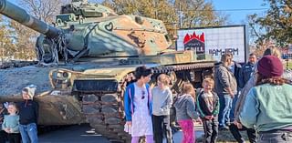 Papillion Legion Post 32 drops 93,000-pound tank in its front yard