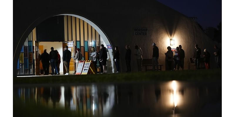 AP PHOTOS: Election Day voting underway as Americans chose between Harris or Trump