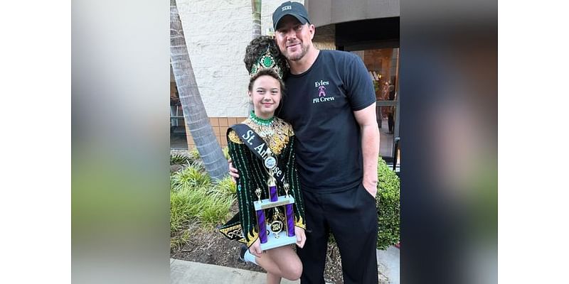 Channing Tatum delighted after daughter’s Irish dancing competition win