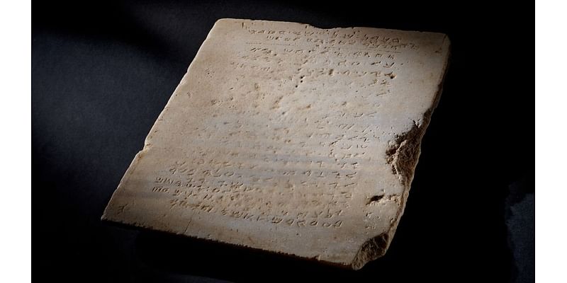 Oldest stone tablet inscribed with Bible’s Ten Commandments to be sold at auction