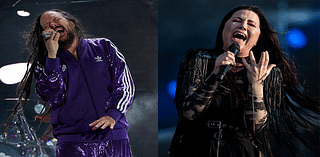 Watch Korn perform Freak On A Leash with Evanescence's Amy Lee at Los Angeles' BMO stadium for their 30th anniversary