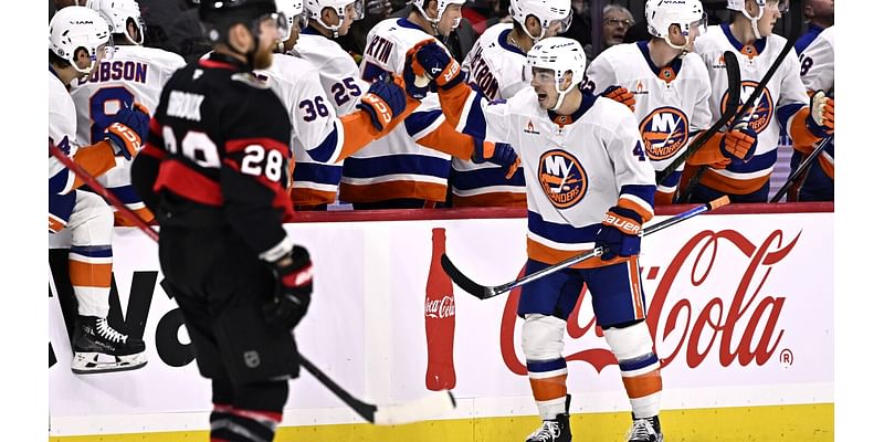 Bo Horvat leads the Islanders past the Senators 4-2