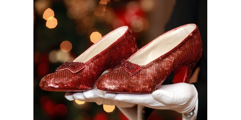 Judy Garland’s Wizard of Oz ruby slippers up for auction for $800k after theft by mobster