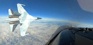 Russian Su-35 Shown ‘Headbutting’ American F-16 At Very Close Range Off Alaska