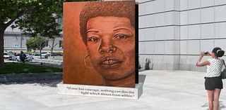 Maya Angelou monument unveiled at San Francisco Public Library