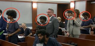 Four 'bully' teens charged as adults with the beating death of Jonathan Lewis look terrified as they appear in court in Las Vegas