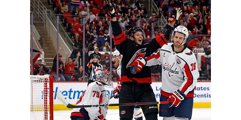 Orlov, Necas lift Hurricanes past Capitals, 4