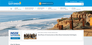 City of San Diego Website Takes First Place in Government Experience Awards