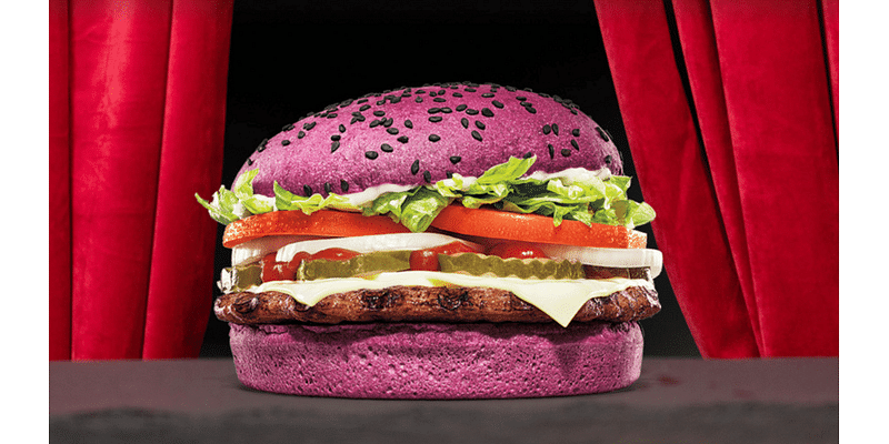 Burger King is giving out free purple Whoppers as part of ‘Addams Family' collab