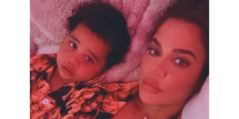 Khloé Kardashian and Son Tatum Wear Matching Kris Jenner-Themed Pajamas for the Momager's 69th Birthday