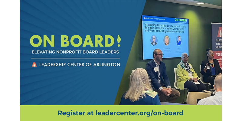 On Board: One-day training opportunity to elevate nonprofit board leadership