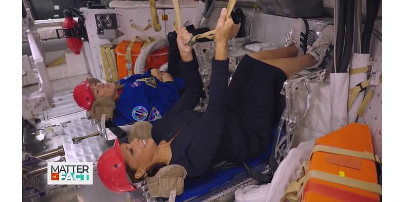 Inside the Orion Capsule Mockup with Astronaut Christina Koch