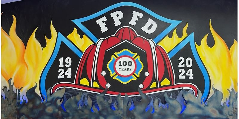 High school students create Fairview Park fire department 100th anniversary mural