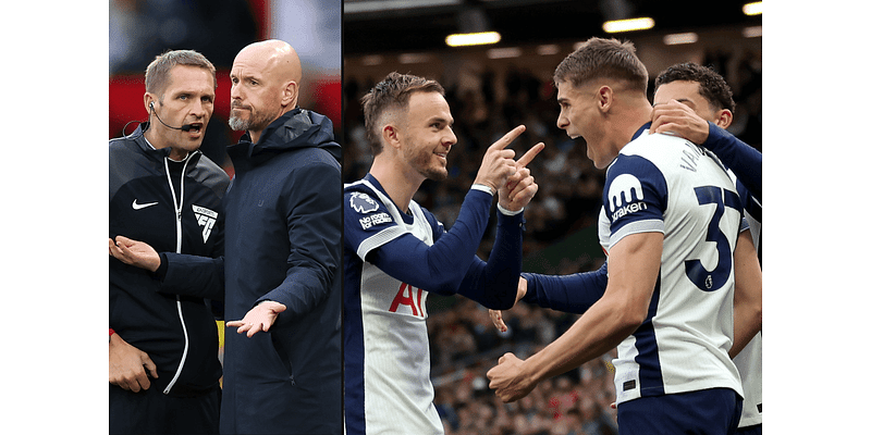 Man Utd 0 Tottenham 3 – What now for Ten Hag? Van de Ven’s incredible assist; was Bruno red harsh?