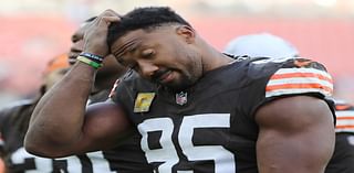 Myles Garrett sounds off on T.J. Watt’s reaction to losing 2023 defensive award: ‘I’ve never complained'