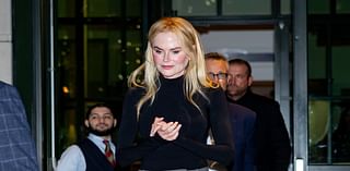 Nicole Kidman cuts a chic figure on a night out in New York after returning to the USA following the death of her mother in Australia