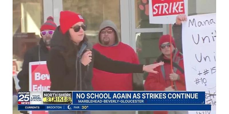 ‘Feeling unheard’: North Shore teacher strikes continue, classes canceled again as fines mount