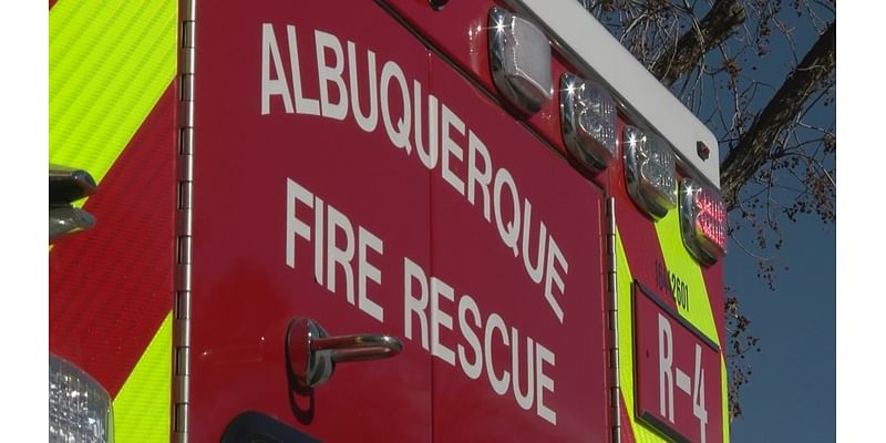 Albuquerque Fire Rescue rescues man who climbed scaffolding on AT&T building