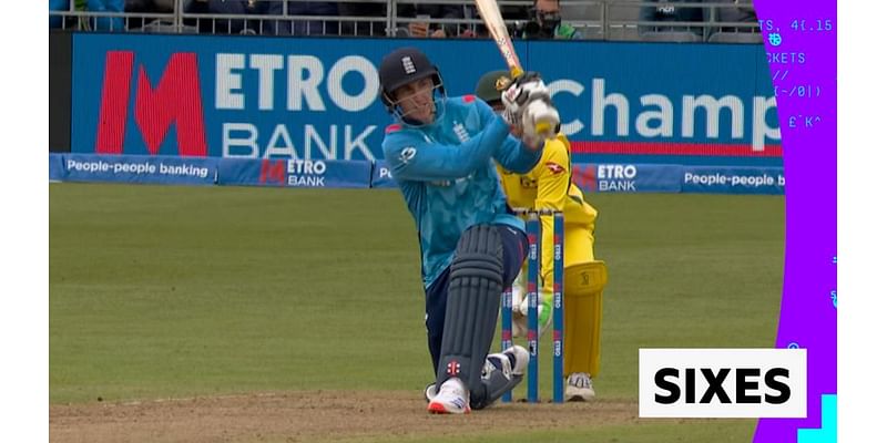 England v Australia ODI: Harry Brook smashes three sixes in over