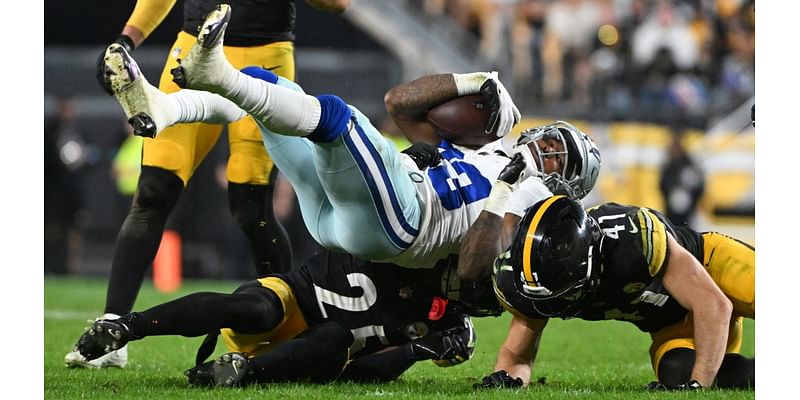 Unsung heroes Tolbert, Dowdle lead Cowboys to last-minute win vs Steelers, 20-17