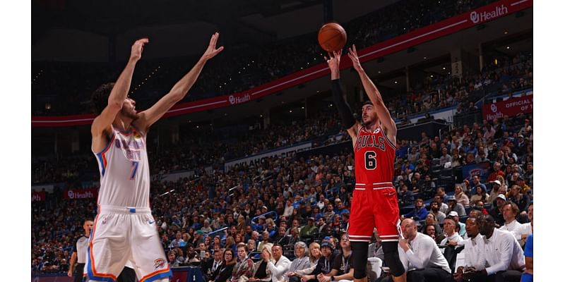 10 observations: Bulls lose to Thunder as Zach LaVine sits with foot soreness