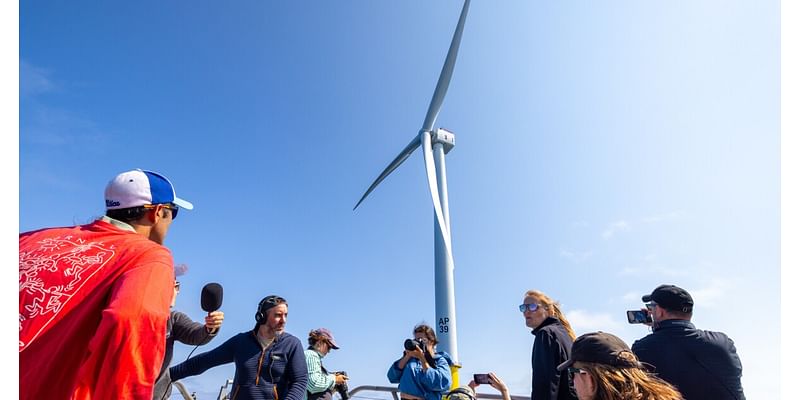 Photos: Chartering a boat to see offshore wind turbines up close