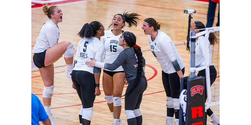 UNLV volleyball tops San Jose State at Cox Pavilion without incident