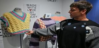 Retired Olympian Daley dives into the spool with Tokyo knitwear show