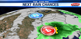 Calm and quiet weather into the middle of the week