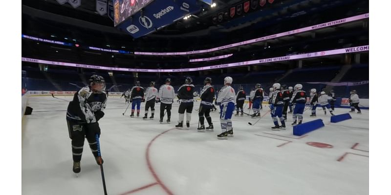 Malone Family Foundation teams up with Tampa Bay Lightning to host Tampa Warrior Hockey Academy