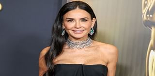 Demi Moore Rocks Daring Little Black Minidress and Piles of Diamonds for 2024 Governors Awards