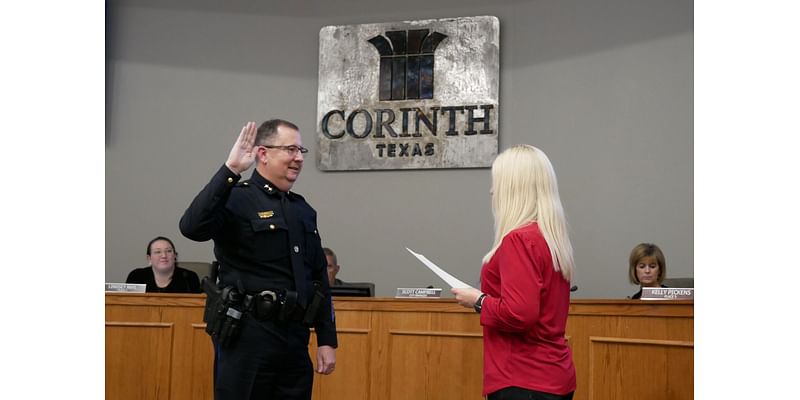 Former FMPD leader sworn in as Corinth police chief - Cross Timbers Gazette