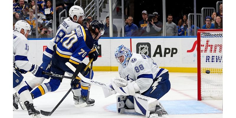 How Lightning’s road trip ended with a 3rd straight loss in St. Louis