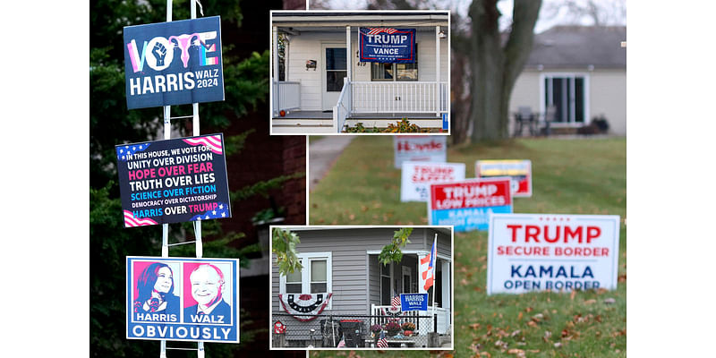 Real estate brokers face faltering sales contracts — because their clients don’t like the neighbors’ political lawn signs