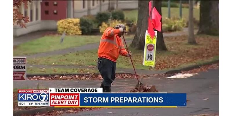 Storms are coming: Rake drains before the rain and avoid blowing leaves into streets