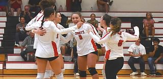 Napa Valley High School Girls Volleyball: Power goes out during Saints' key match at Middletown