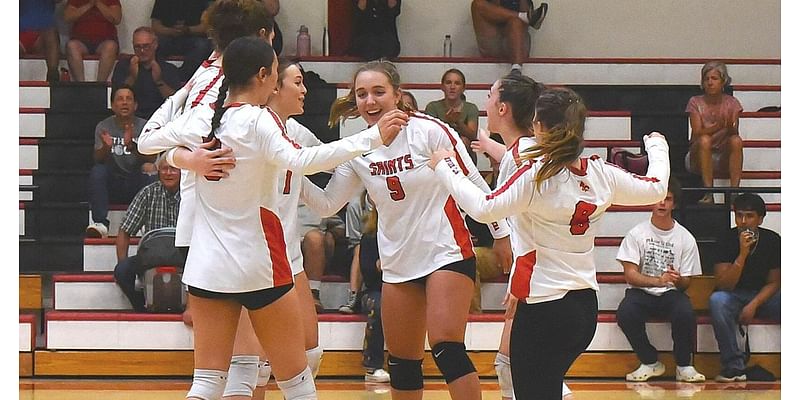 Napa Valley High School Girls Volleyball: Power goes out during Saints' key match at Middletown