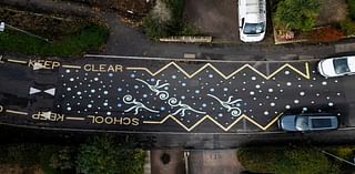 ‘Confusing and dangerous’ road markings outside school ‘look like game of Twister’