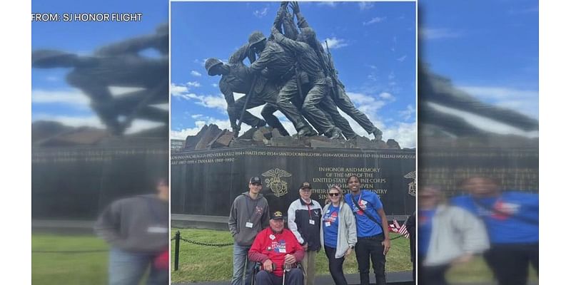 NJ veterans celebrated with 'trip of lifetime' in Honor Flight