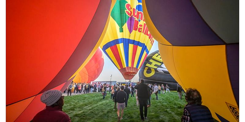 'Magical' flotilla of hot air balloons takes flight at international fiesta